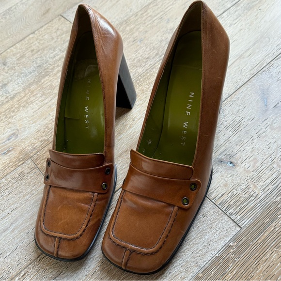 Nine West Block Heels w/ Buckle - Picture 12 of 13